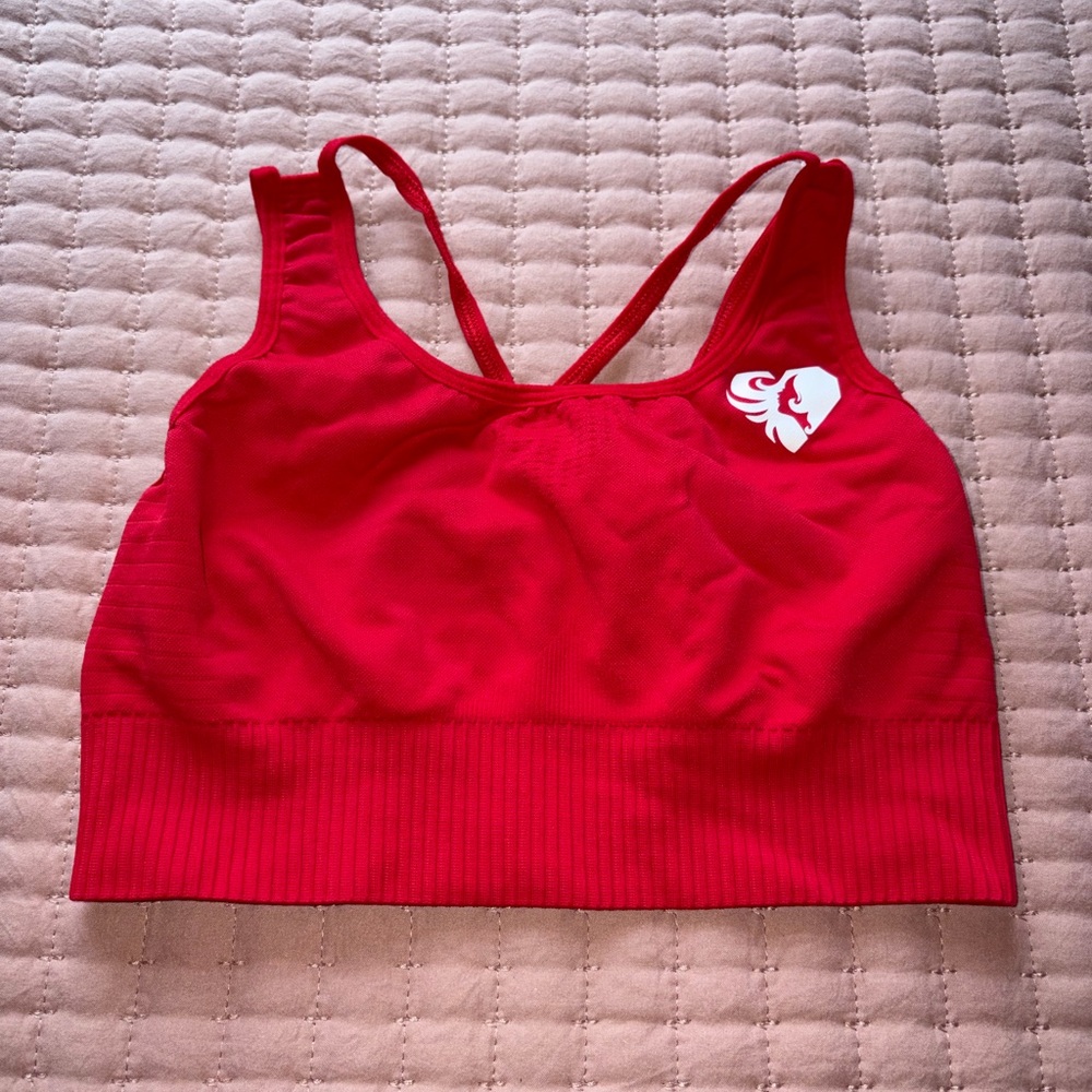 Red Women's Best Sports Bra